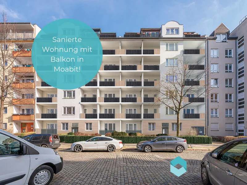 Saniertes Apartment mit Balkon im lebendigen Moabit