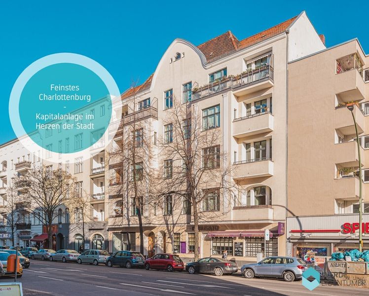 Investieren in Charlottenburg – vermietete Erdgeschosswohnung im ruhigen Innenhof