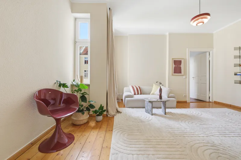 Wohnen im Prenzlauer Berg: Helle 2-Zimmer-Altbauwohnung nahe Kollwitzplatz