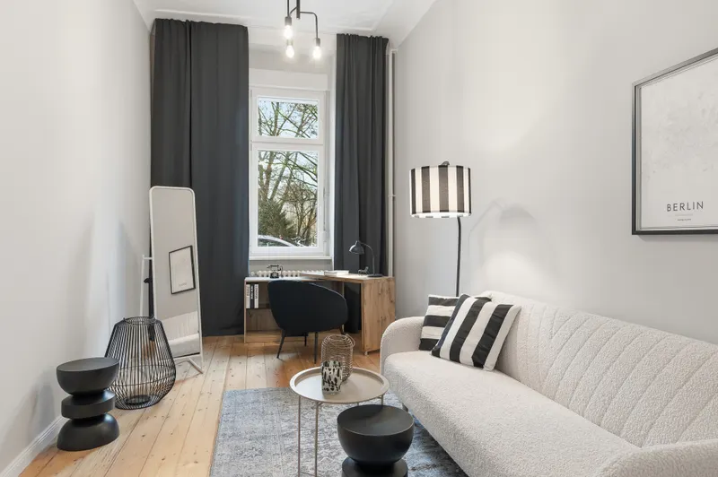 3-Zimmer-Erdgeschosswohnung mit Keller mit Blick ins Gr&uuml;ne in Neuk&ouml;lln