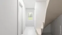 Visualisierung Flur im Erdgeschoss