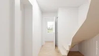 Visualisierung Flur im Untergeschoss
