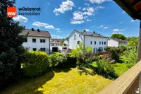 Blick vom Balkon