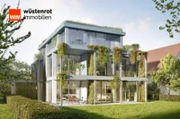 Visialisierung Haus Südseite- Begrünung optional