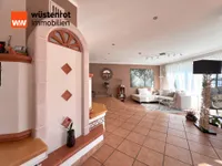 Kaminofen im Wohnzimmer