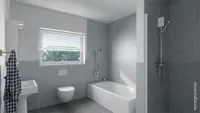 Visualisierung Badezimmer im EG