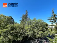 Blick aus dem Wohnzimmer