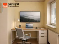 Gartengeschoss Homeoffice mit Ausblick