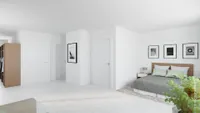Visualisierung Schlafzimmer im Obergeschoss