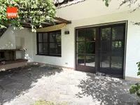 Sonnenterrasse mit Außenkamin