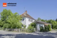 Blick auf das Grundstück