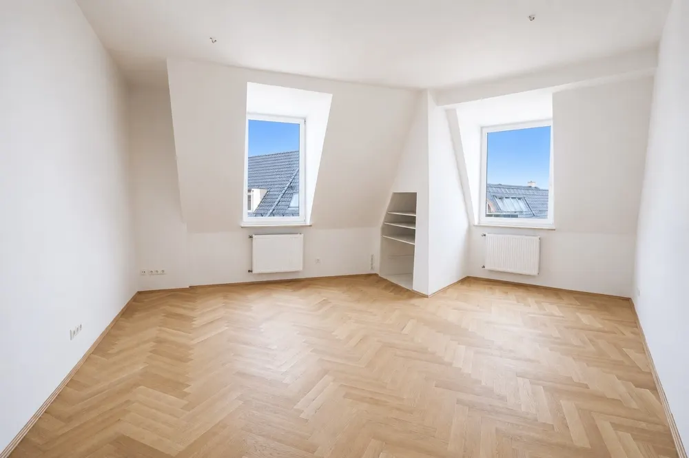Das Wohnzimmer im Leerstand