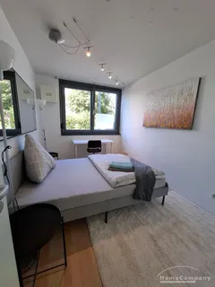 Helle, voll möblierte 3-Zimmer-Garten-Wohnung in Schwabing Nord