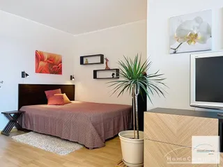 Großzügiges, voll möbliertes 1-Zimmer-Apartment mit Balkon in Germering