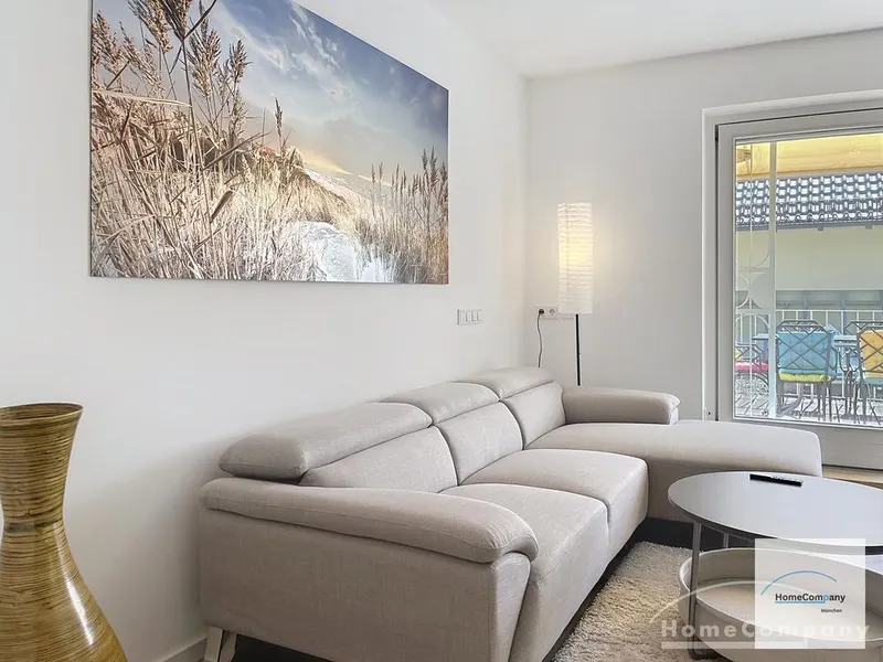 ***Stilvoll möbliertes 3-Zimmer-Apartment mit sonniger Dachterrasse in Sendling