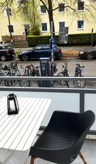 Modern möbliertes 1-Zimmer-Apartment mit Balkon