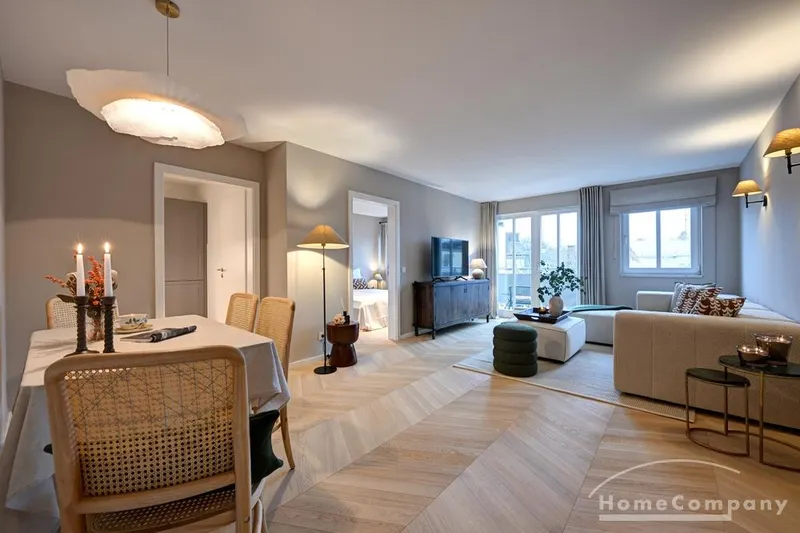 ***Exklusive, luxuriös möblierte 2-Zimmer-Wohnung im Lehel