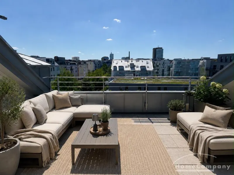 Luxus-Penthouse mit zwei Dachterrassen in Neuhausen