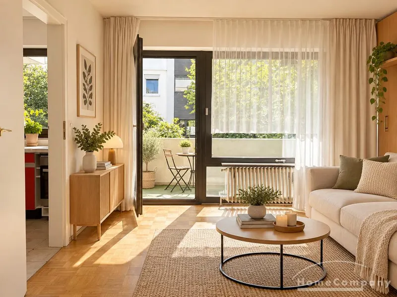 Neu möbliertes Apartment mit Balkon