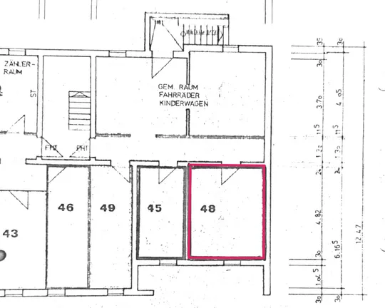 Grundriss-Keller 48-mark