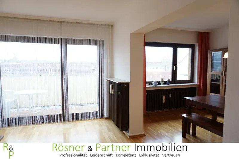 *Gepflegte 3 Zi. Whg. mit Südwest-Balkon inkl. KFZ-Stellplatz & EBK in Niederrad*