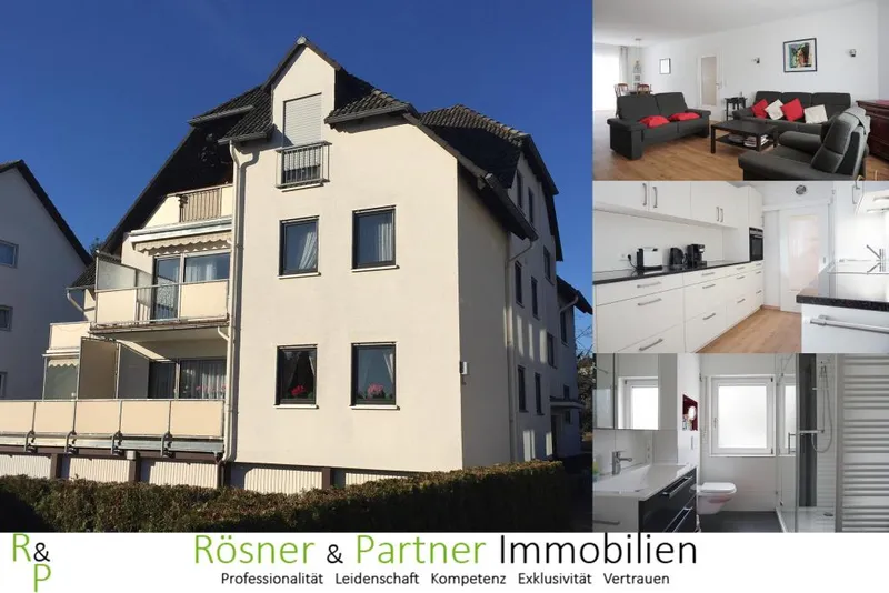 *Moderne 4 Zi. ETW mit gr. Terrasse - ruhige Lage – Einbauküche – große Garage – Gartennutzung*