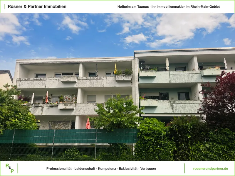 Gepflegte 3-Zi.-Wohnung mit Balkon inkl. Garage in ruhiger Wohnlage von Rodgau Weiskirchen!