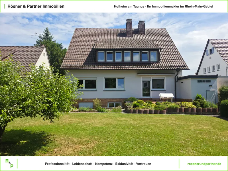 Freistehendes 1&ndash;2 Familienhaus in urbaner Wohnlage von Frankfurt-R&ouml;delheim!