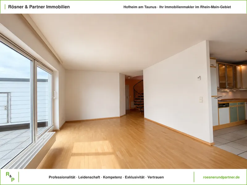*Sch&ouml;ne DG-Maisonnette-Whg. mit gr. Terrasse und Fernblick*