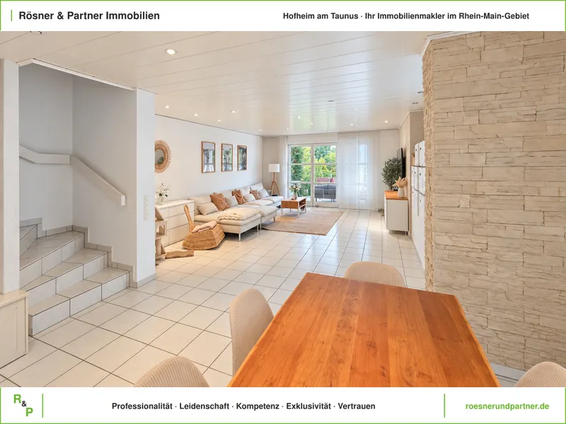 *Traumhaftes Wohnen mit Haus im Haus Charakter – 4-Zi.-Maisonette mit Garten in Rodgau-Hainhausen*