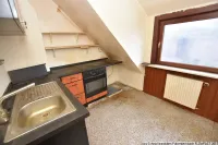 Küche im Dachgeschoss