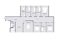 Grundriss Teilfläche 1.OG mit ca. 249 qm