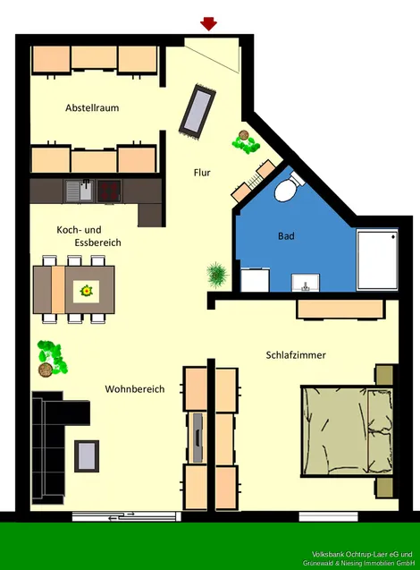 Grundriss Wohnung