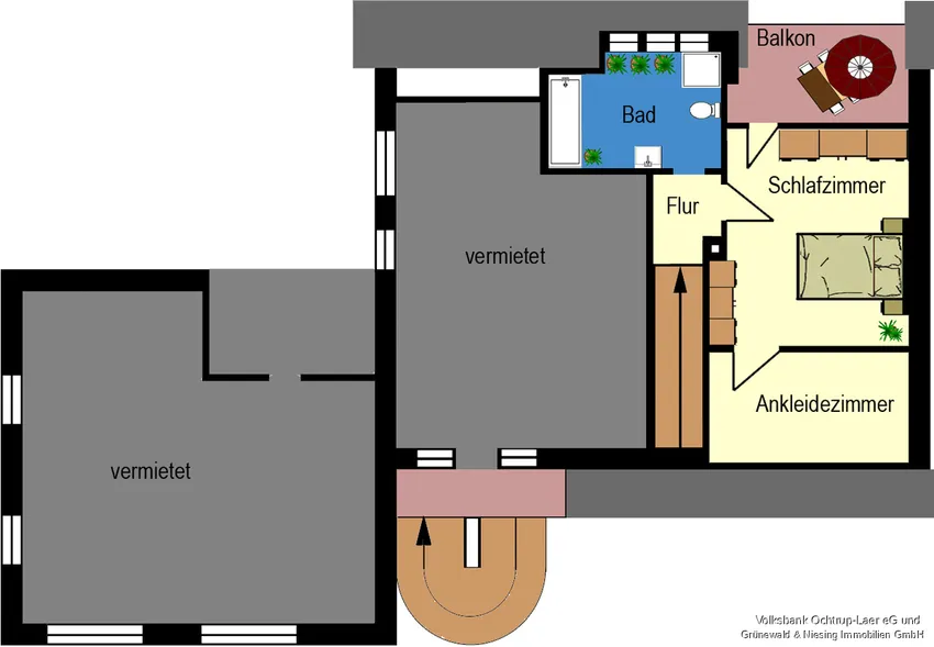 Grundriss OG Hauptwohnung