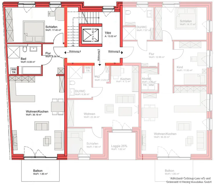 Obergeschoss Wohnung 4