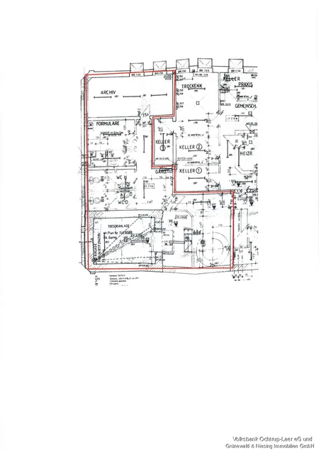 Keller Grundriss