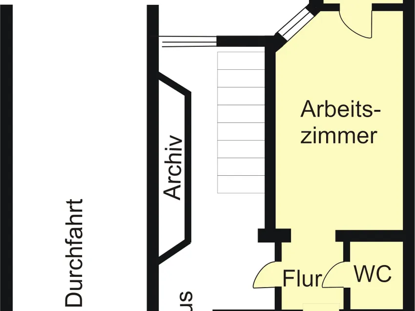 Grundrissskizze