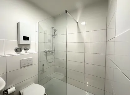 Badezimmer Echtglasdusche