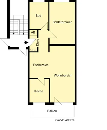 Grundrissskizze