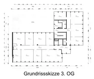 Grundrissskizze 3. OG