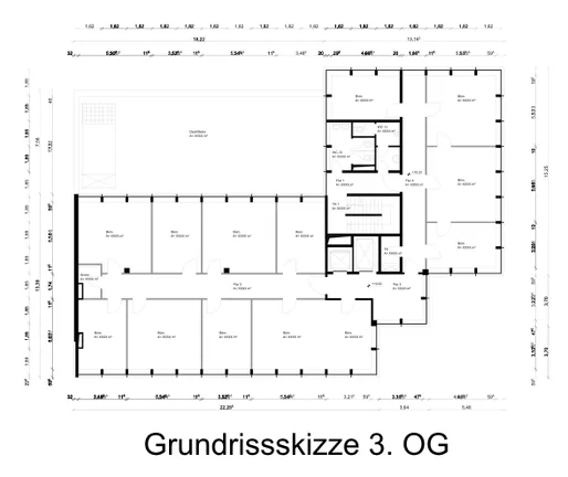 Grundrissskizze 3. OG