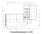 Grundrissskizze 4. OG