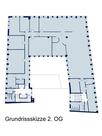 Grundrissskizze 2. OG