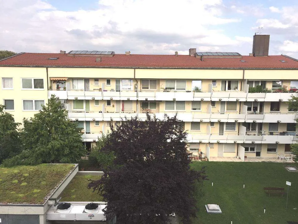 Blick vom Balkon