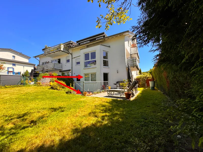 Rösrath-Forsbach, sehr schöne Zwei-Etagen-Wohnung mit großem Garten, frei ab September