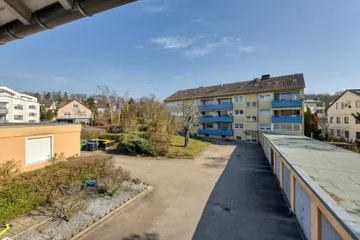 Blick in den Innenhof v. OG