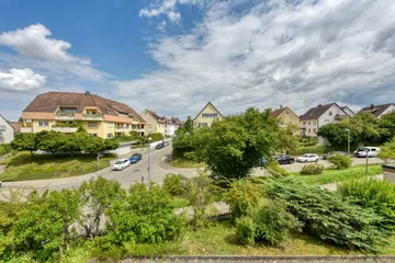 Blick vom Schlafen