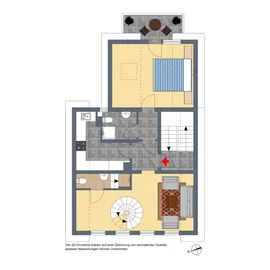 2D-Grundriss, DG