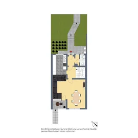 2D-Grundriss, Erdgeschoss