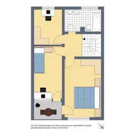 2D-Grundriss, DG